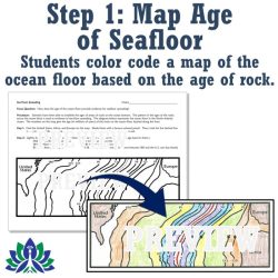 Seafloor spreading activity answer key