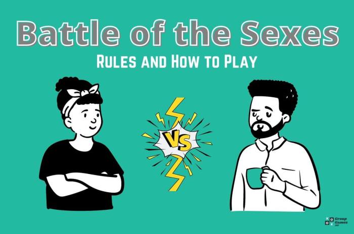 Battle of the sexes questions for guys