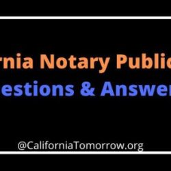 Notary public test questions and answers