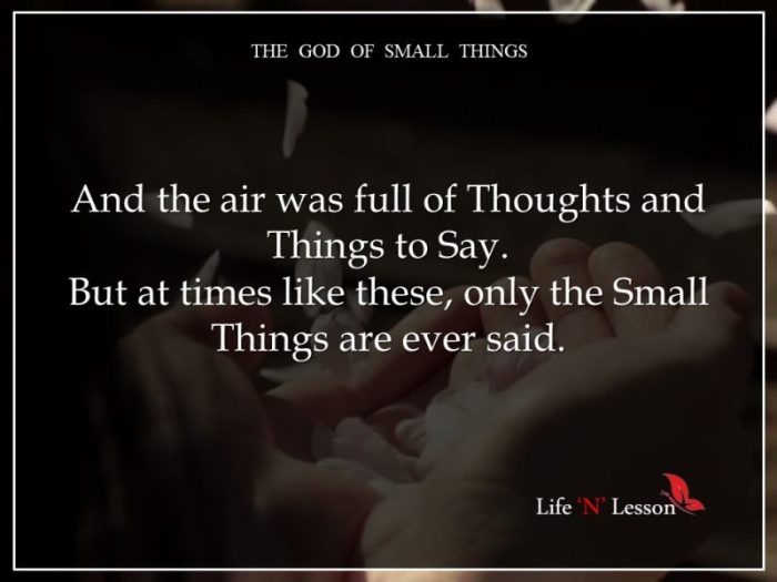 Quotes god of small things