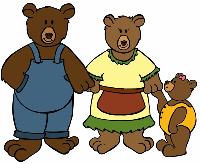 Goldilocks and the three bears spanish