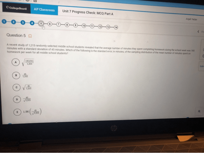 Ap calculus ab unit 4 progress check mcq