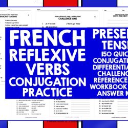 Reflexive verbs tense present tenses grammar tes resources